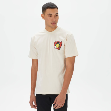 Market Smiley Inner Peace Erkek Krem T-Shirt Market Smiley Inner Peace Erkek Krem T-Shirt