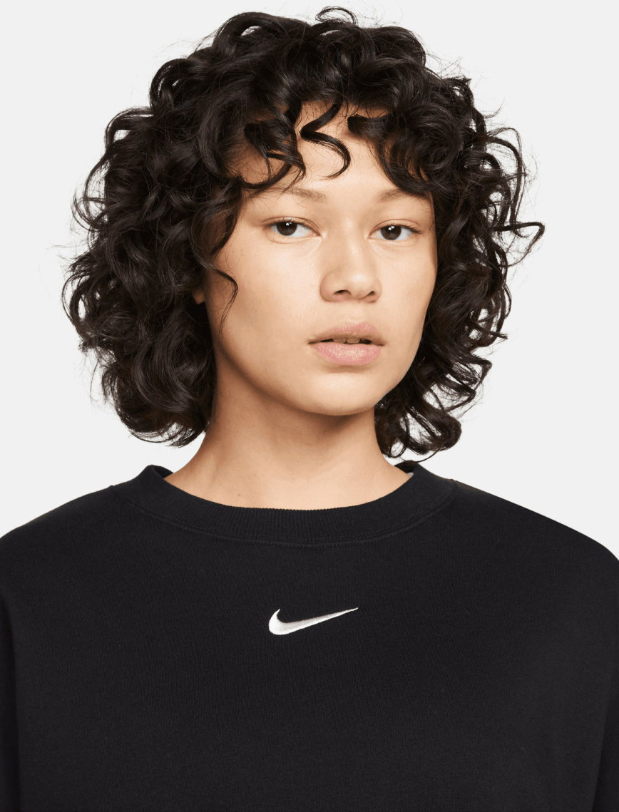 Nike Sportswear Phoenix Fleece Oversize Crew Kadın Siyah Sweatshirt Nike Sportswear Phoenix Fleece Oversize Crew Kadın Siyah Sweatshirt