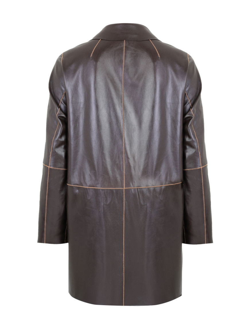 Bena Konyak Kadın Çift Taraflı Süet Deri Pardösü Bena Konyak Kadın Çift Taraflı Süet Deri Pardösü