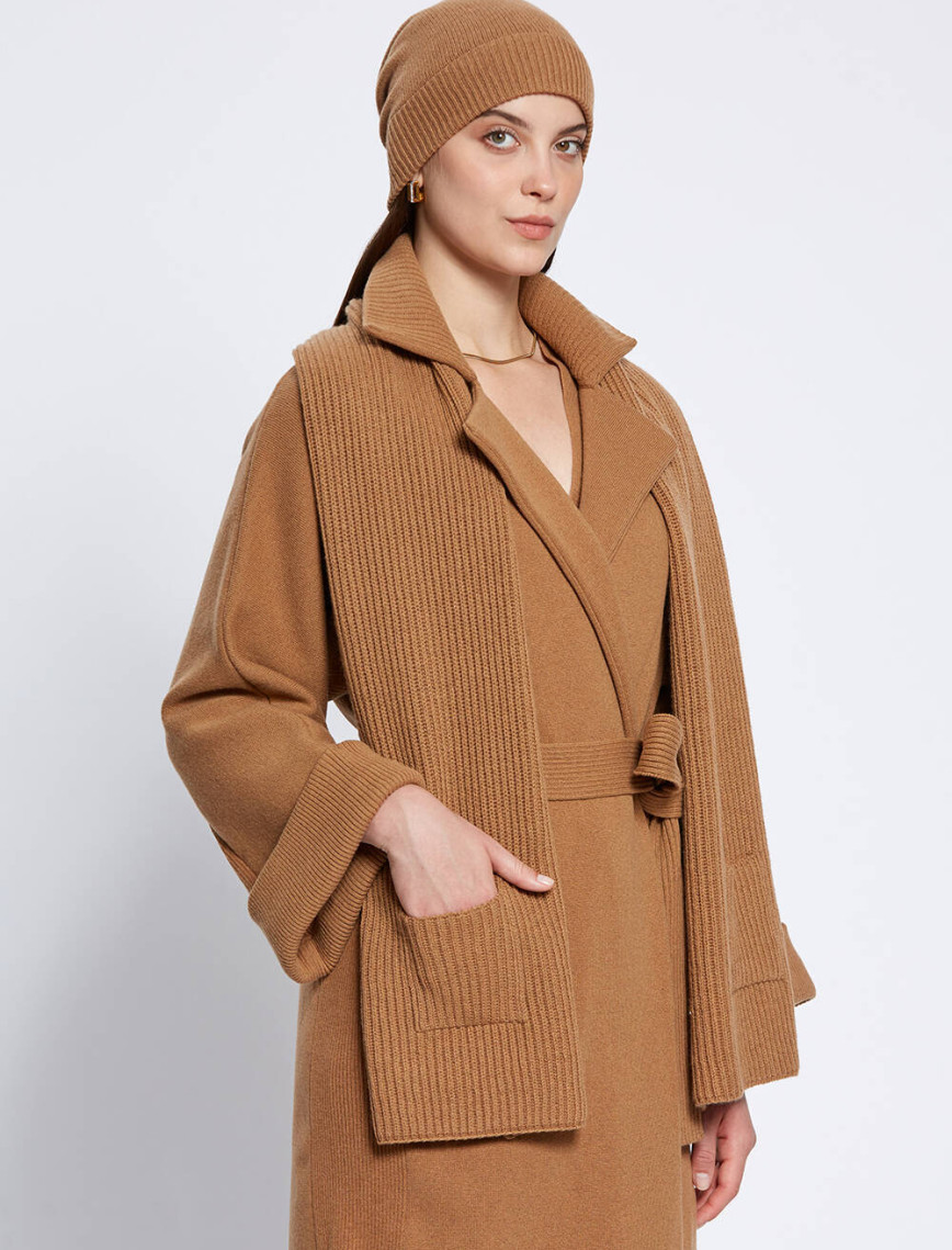 Knitss Essential Camel Kaşmir Bere Knitss Essential Camel Kaşmir Bere