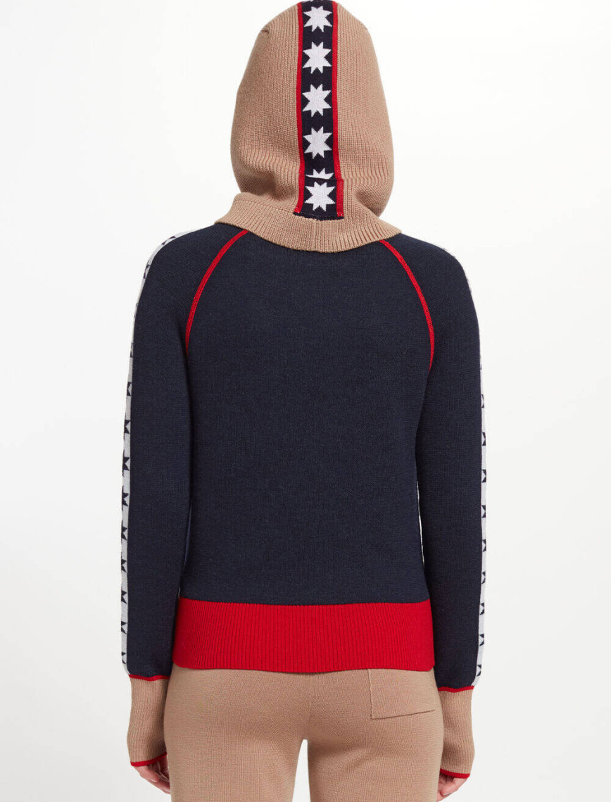 Knitss Yıldız Desenli Camel Extrafıne Merino Yün Bere Knitss Yıldız Desenli Camel Extrafıne Merino Yün Bere