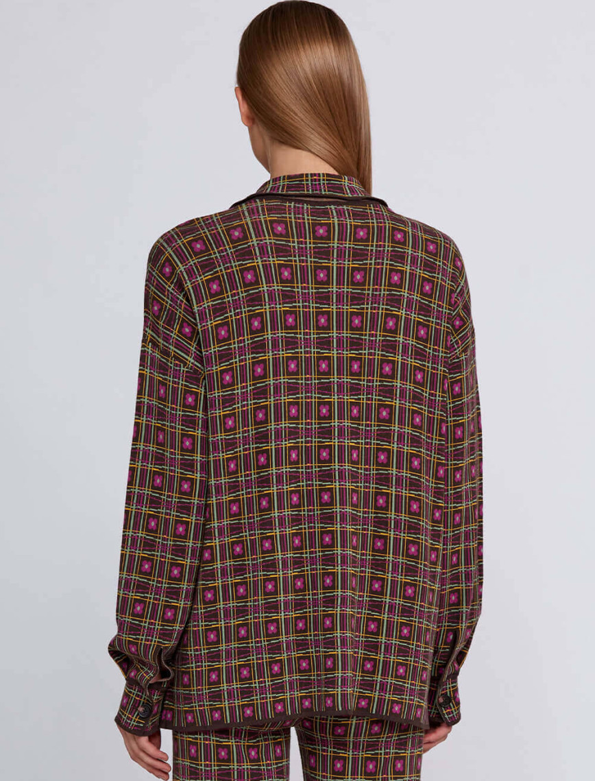 Knitss Jakar Desenli Rahat Kesim Triko Ceket Knitss Jakar Desenli Rahat Kesim Triko Ceket