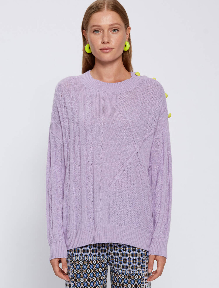 Knitss Kaşmir Karışımlı Saç Örgü Triko Knitss Kaşmir Karışımlı Saç Örgü Triko