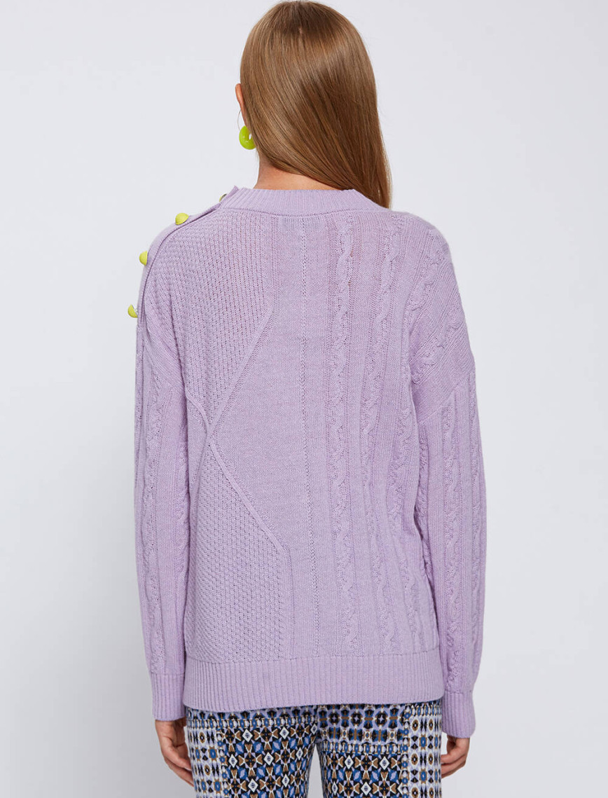 Knitss Kaşmir Karışımlı Saç Örgü Triko Knitss Kaşmir Karışımlı Saç Örgü Triko