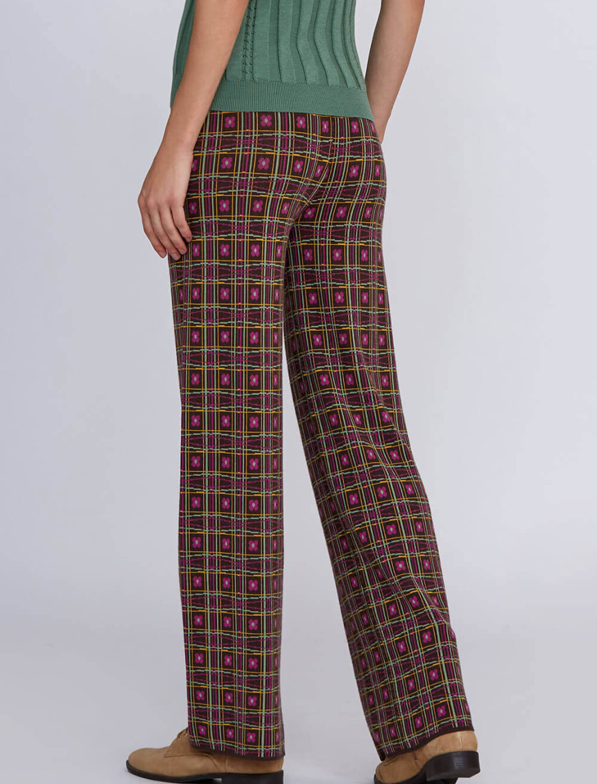 Knitss Jakar Desenli Triko Pantolon Knitss Jakar Desenli Triko Pantolon