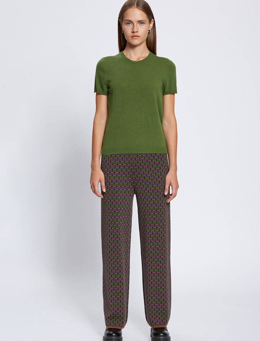 Knitss Kaşmir Karışımlı Yeşil Triko Üst Knitss Kaşmir Karışımlı Yeşil Triko Üst