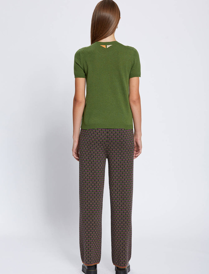 Knitss Kaşmir Karışımlı Yeşil Triko Üst Knitss Kaşmir Karışımlı Yeşil Triko Üst