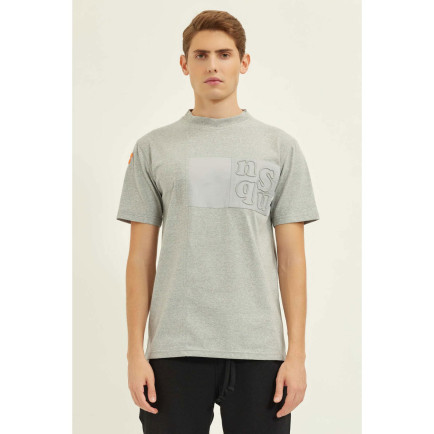 Nasaqu Erkek Uru City Gri Krom T-Shirt