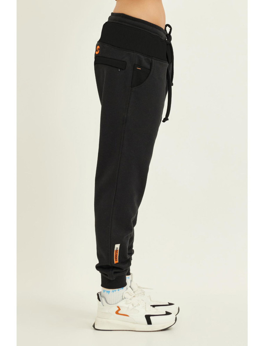 Nasaqu Unisex Rebu Jogger Siyah Eşofman Altı