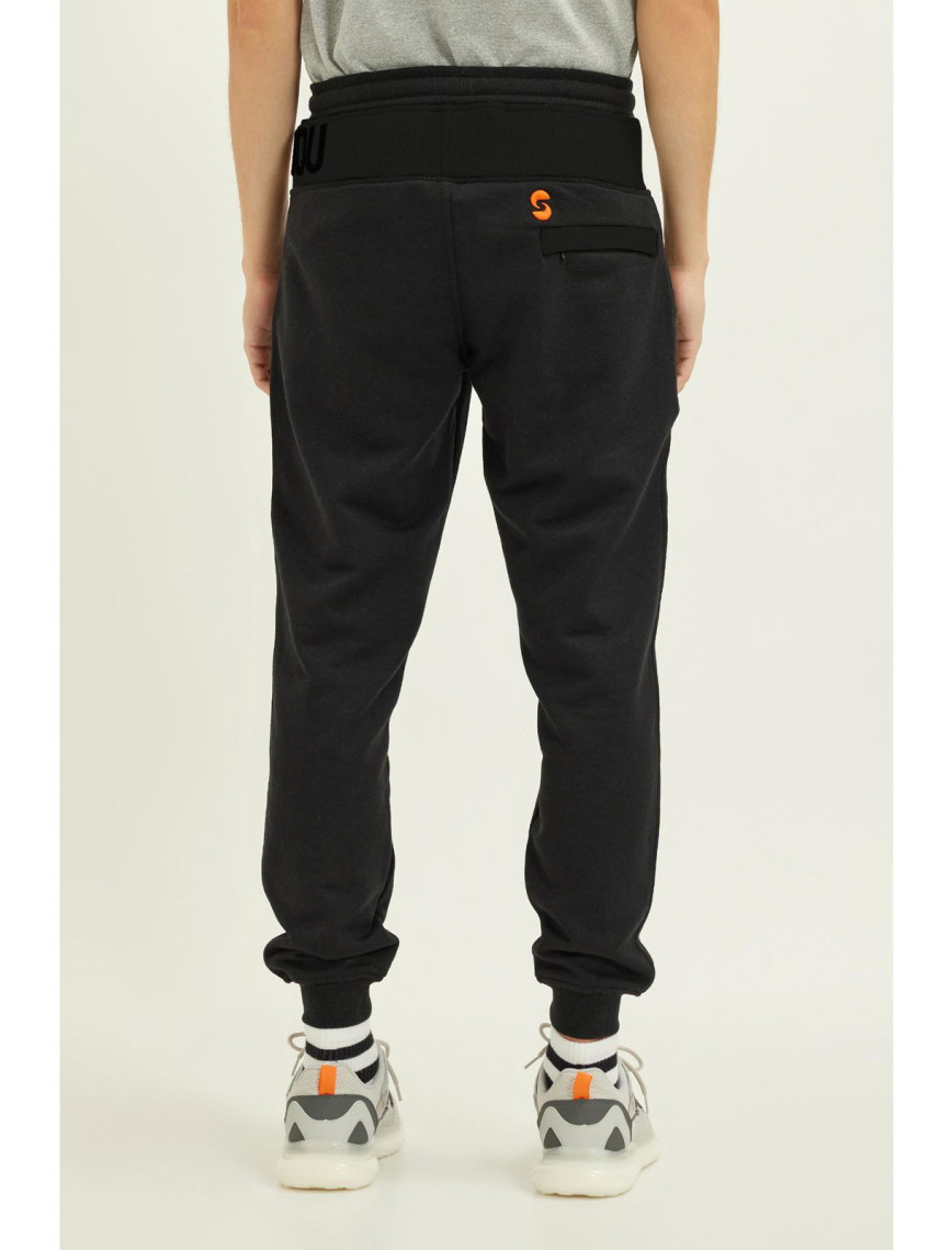 Nasaqu Unisex Rebu Jogger Siyah Eşofman Altı