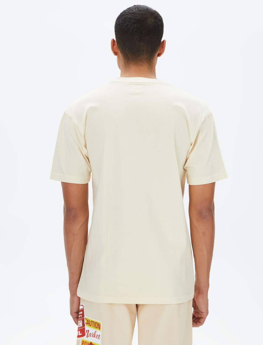 Market Smiley Product Of Nature Erkek Krem T-Shirt