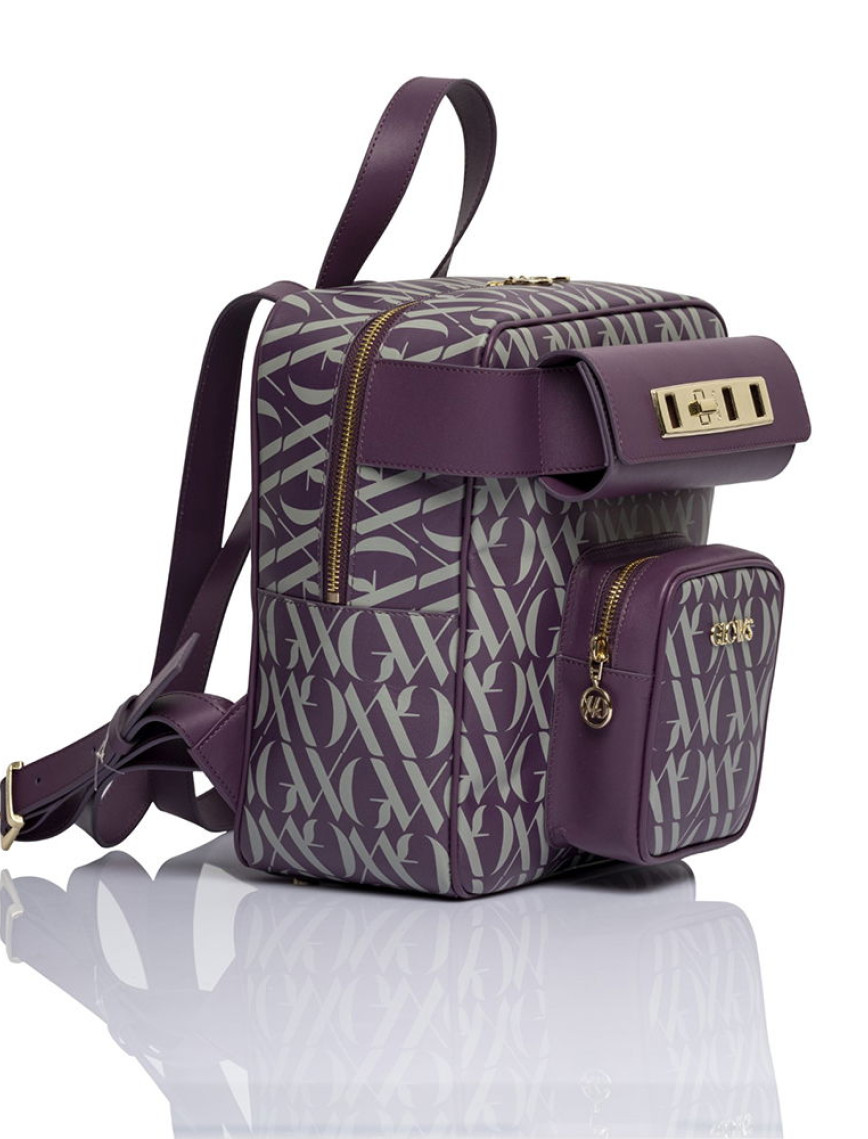 Glows Capella Kadın Deri Sırt Çantası Mor Glows Capella Kadın Deri Sırt Çantası Mor