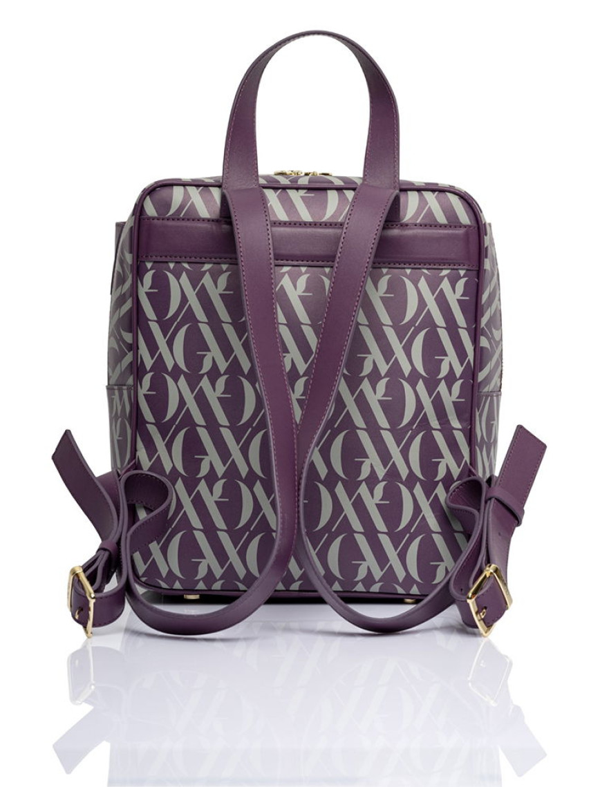 Glows Capella Kadın Deri Sırt Çantası Mor Glows Capella Kadın Deri Sırt Çantası Mor
