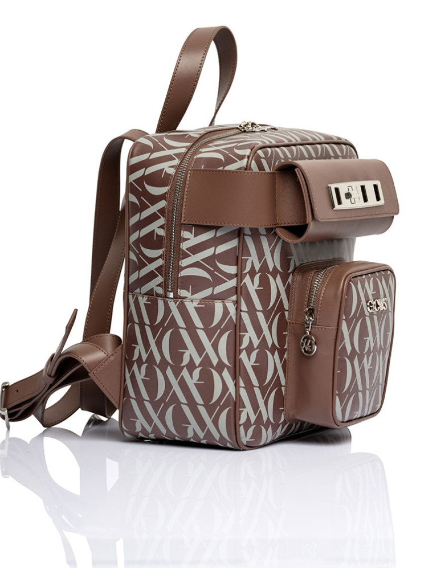 Glows Capella Kadın Deri Sırt Çantası Kahverengi Glows Capella Kadın Deri Sırt Çantası Kahverengi