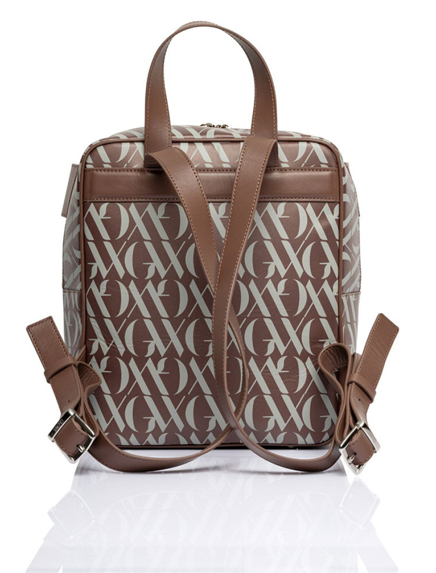 Glows Capella Kadın Deri Sırt Çantası Kahverengi Glows Capella Kadın Deri Sırt Çantası Kahverengi