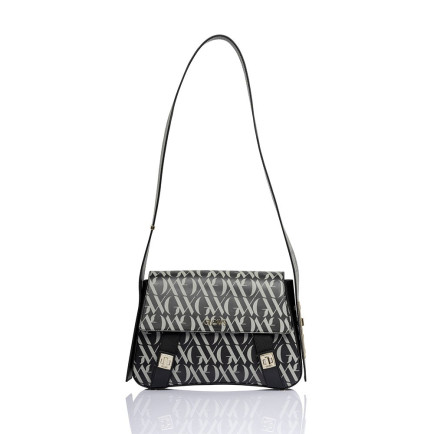 Glows Vega Kadın Deri Flap Çanta Siyah Glows Vega Kadın Deri Flap Çanta Siyah