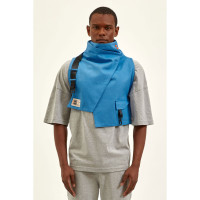 Nasaqu Unisex Ush Yüksek Yaka Kobalt Mavi Yelek