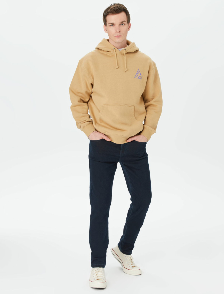 HUF Set Tt Erkek Bej Hoodie