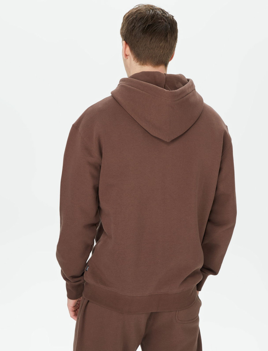 HUF Set Box Erkek Kahverengi Hoodie HUF Set Box Erkek Kahverengi Hoodie