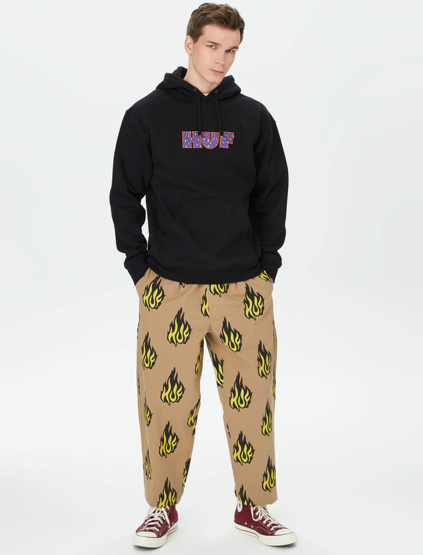 HUF Cheata Erkek Siyah Hoodie HUF Cheata Erkek Siyah Hoodie