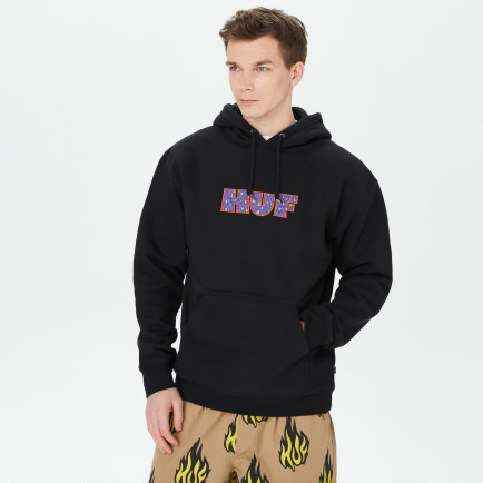 HUF Cheata Erkek Siyah Hoodie HUF Cheata Erkek Siyah Hoodie