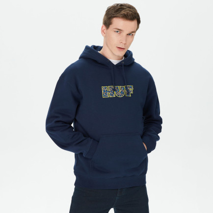 HUF Cheata Erkek Lacivert Hoodie HUF Cheata Erkek Lacivert Hoodie