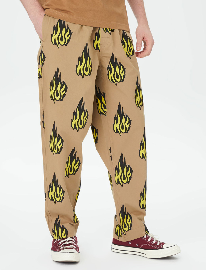 HUF Flamin Easy Erkek Bej Pantolon HUF Flamin Easy Erkek Bej Pantolon