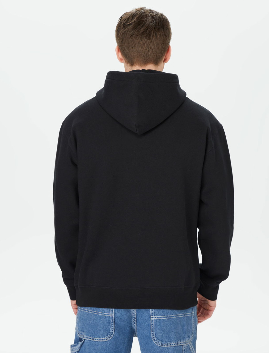 HUF Night Prowling Erkek Siyah Hoodie HUF Night Prowling Erkek Siyah Hoodie