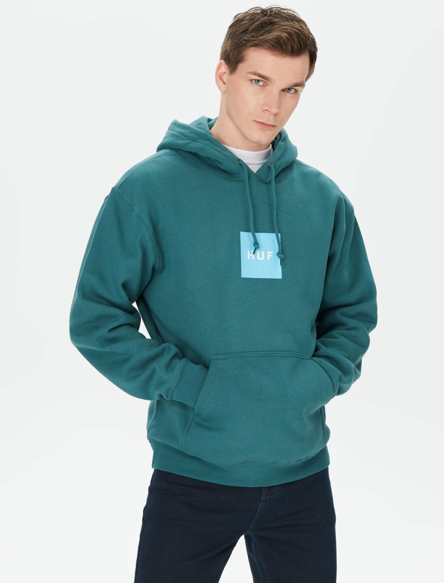 HUF Set Box Erkek Yeşil Hoodie HUF Set Box Erkek Yeşil Hoodie