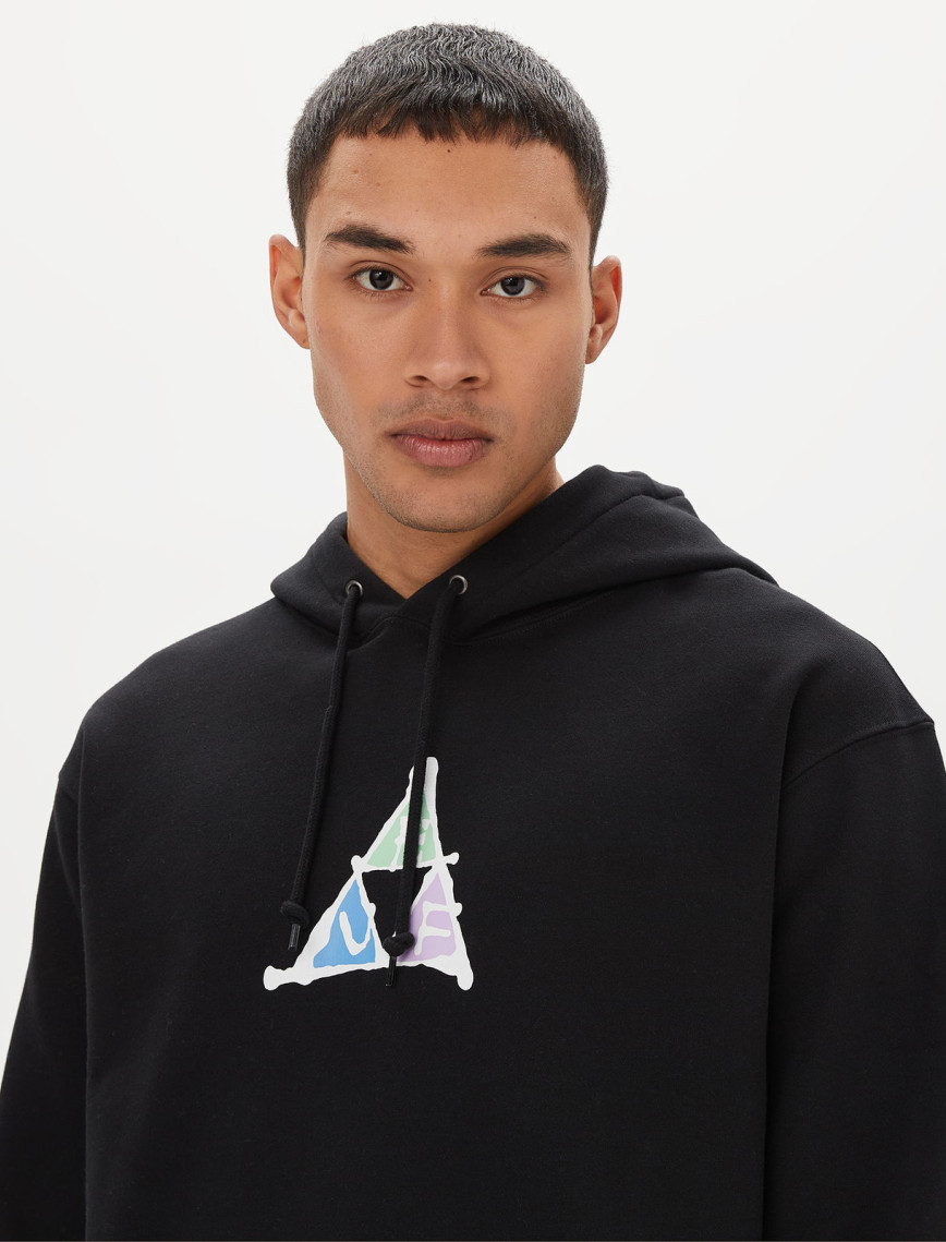 HUF No-Fi Tt Erkek Siyah Hoodie