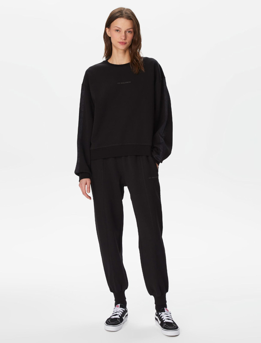 Les Benjamins 401 Kadın Siyah Sweatshirt Les Benjamins 401 Kadın Siyah Sweatshirt