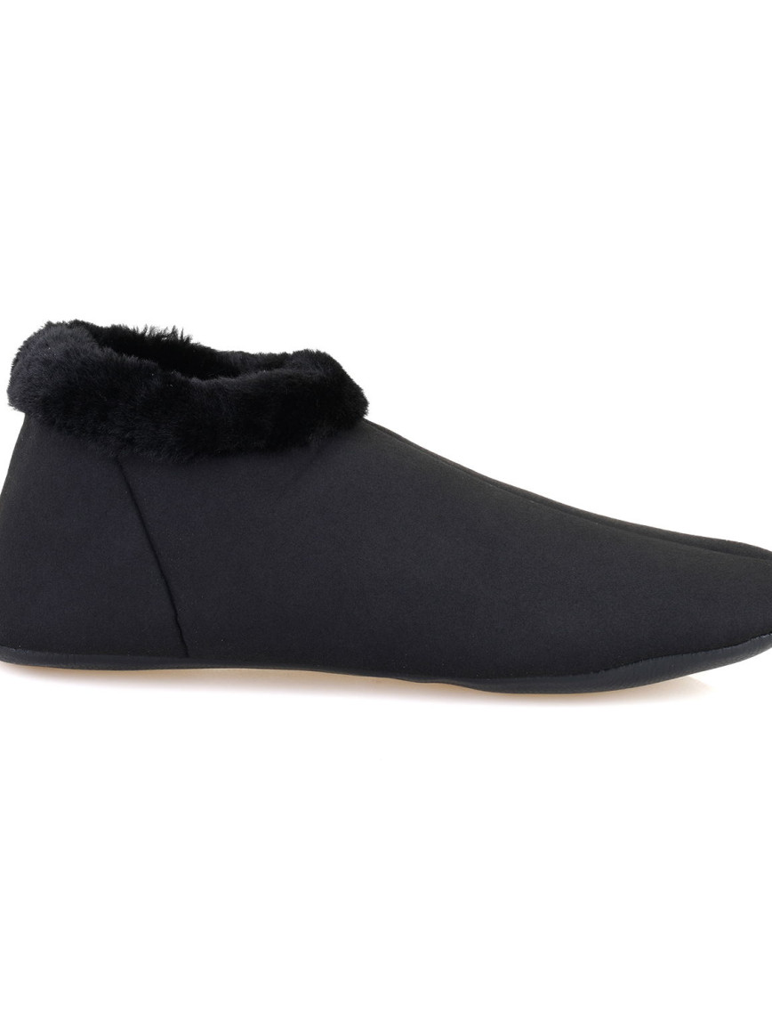 Ranja Siyah Erkek Fluffy Yünlü Patik Ranja Siyah Erkek Fluffy Yünlü Patik