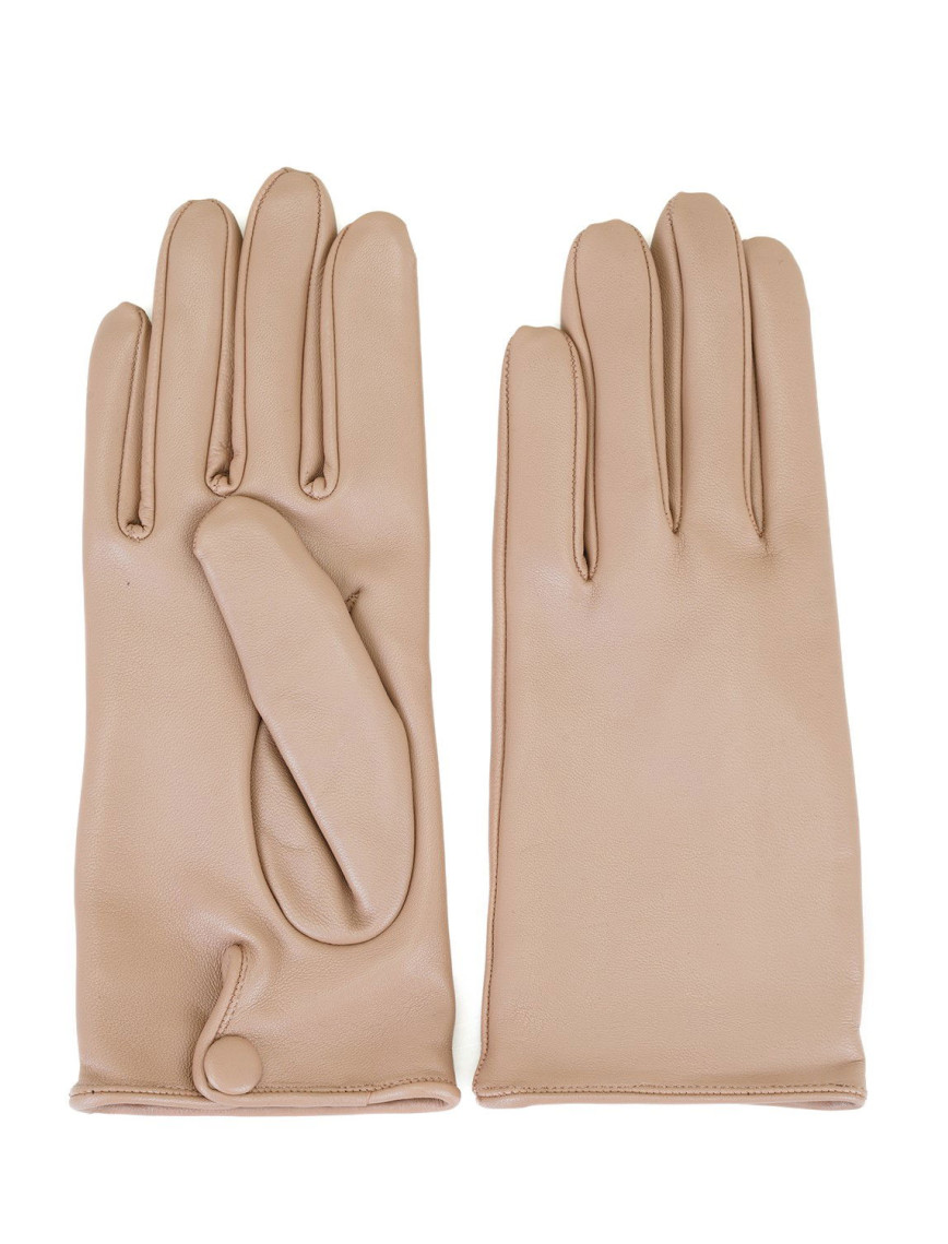 Bej Kadın Deri Eldiven Bej Kadın Deri Eldiven