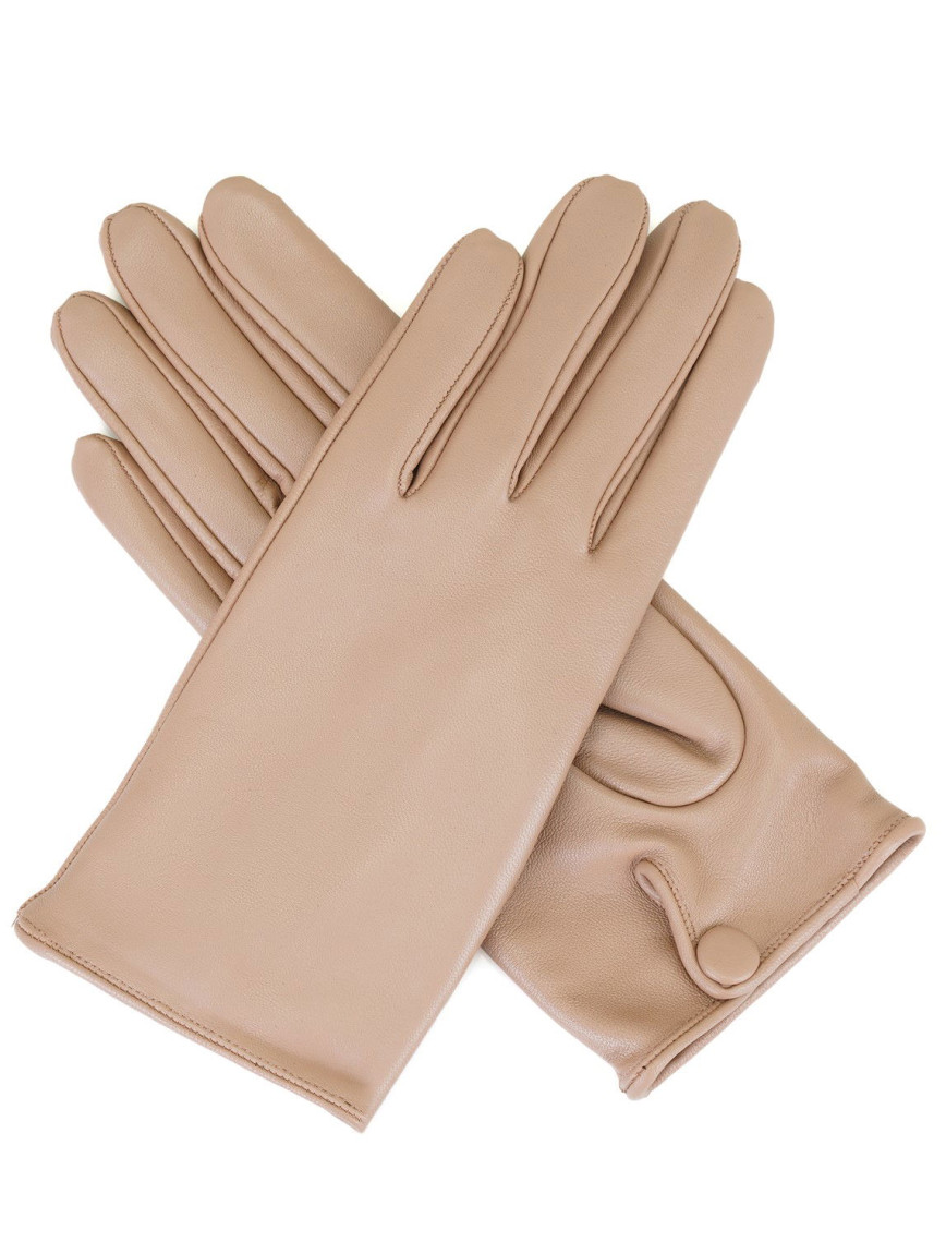 Siyah Kadın Deri Eldiven Siyah Kadın Deri Eldiven