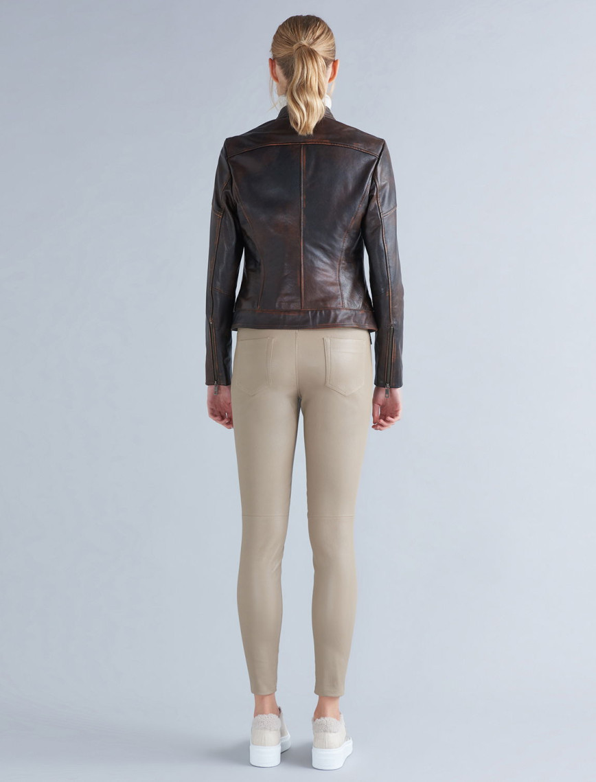 Roisin Kadın Deri Stretch Pantolon Roisin Kadın Deri Stretch Pantolon