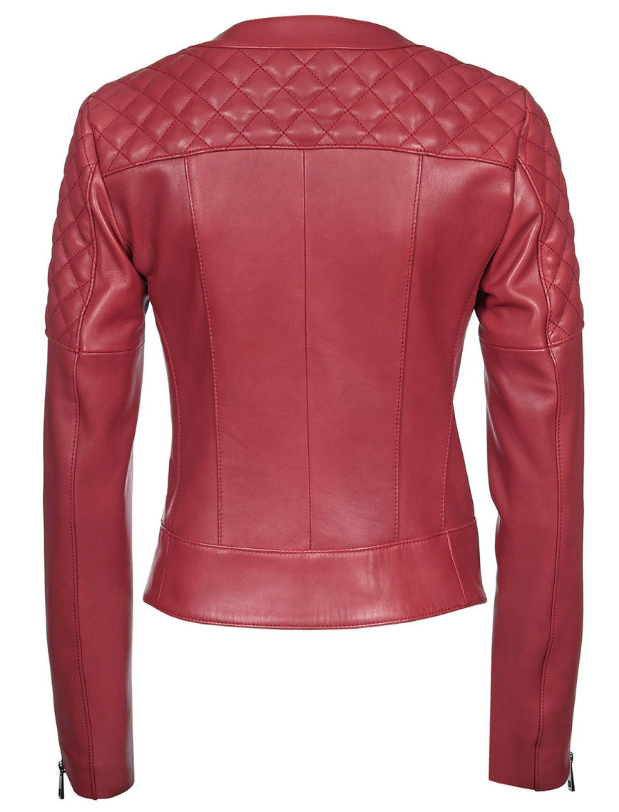 Kırmızı Adonita Kadın Deri Mont Kırmızı Adonita Kadın Deri Mont