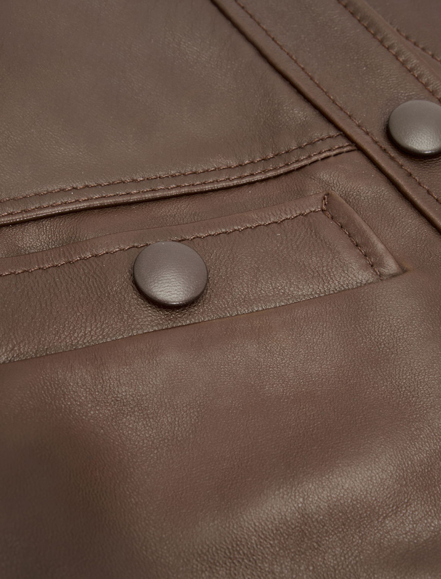 Marry Konyak Kadın Deri Ceket Marry Konyak Kadın Deri Ceket