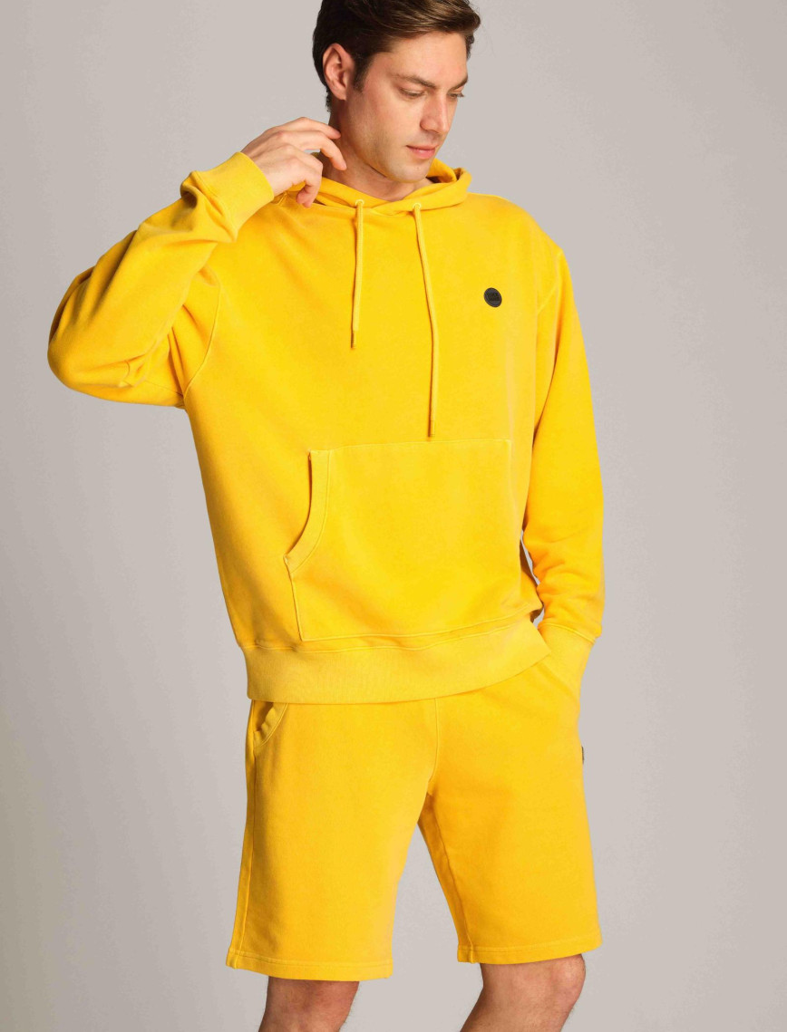 Erkek Kapüşonlu Sweatshirt 23305 951 - Golden rod Erkek Kapüşonlu Sweatshirt 23305 951 - Golden rod