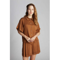 Kadın Gömlek 23674 134 - Brown Sugar Kadın Gömlek 23674 134 - Brown Sugar