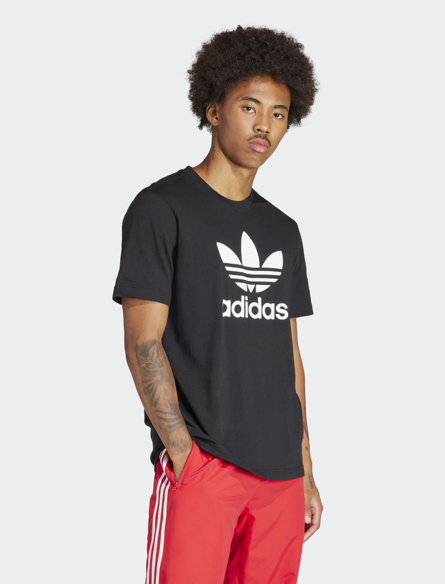 adidas Trefoil Erkek Siyah T-Shirt adidas Trefoil Erkek Siyah T-Shirt