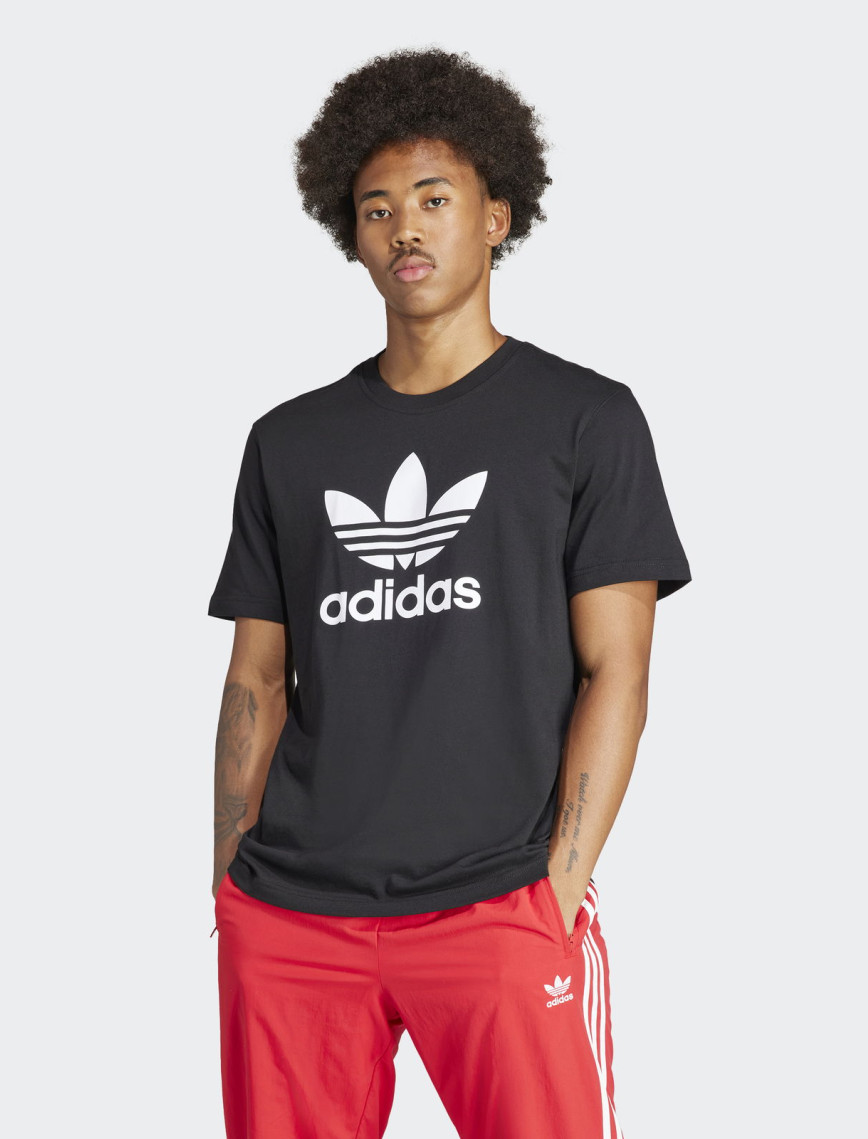 adidas Trefoil Erkek Siyah T-Shirt adidas Trefoil Erkek Siyah T-Shirt