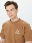 HUF Set Tt Erkek Kahverengi T-Shirt HUF Set Tt Erkek Kahverengi T-Shirt