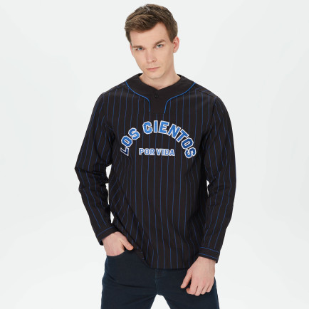 The Hundreds Victor LS Woven Erkek Siyah T-Shirt The Hundreds Victor LS Woven Erkek Siyah T-Shirt