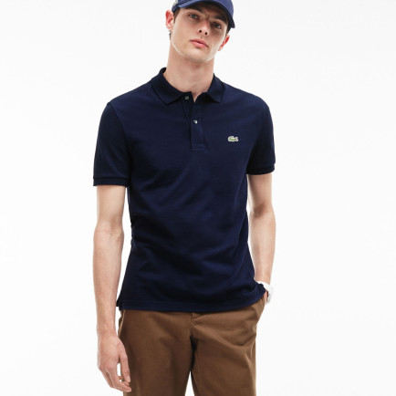 Lacoste L.12.12 Erkek Slim Fit Lacivert Polo Lacoste L.12.12 Erkek Slim Fit Lacivert Polo