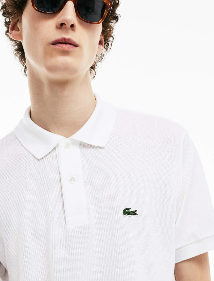 Lacoste Erkek Classic Fit L1212 Beyaz Polo Lacoste Erkek Classic Fit L1212 Beyaz Polo