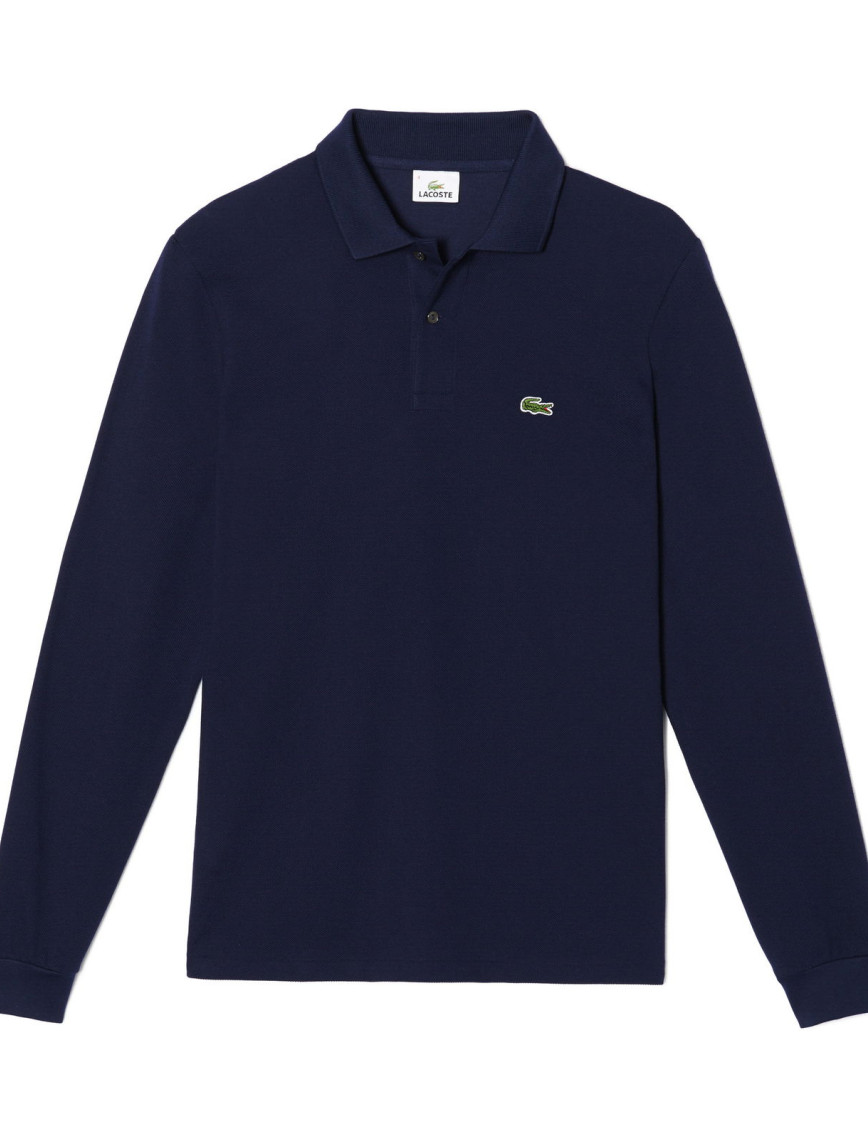 Lacoste Erkek Classic Fit Uzun Kollu Lacivert Polo Lacoste Erkek Classic Fit Uzun Kollu Lacivert Polo