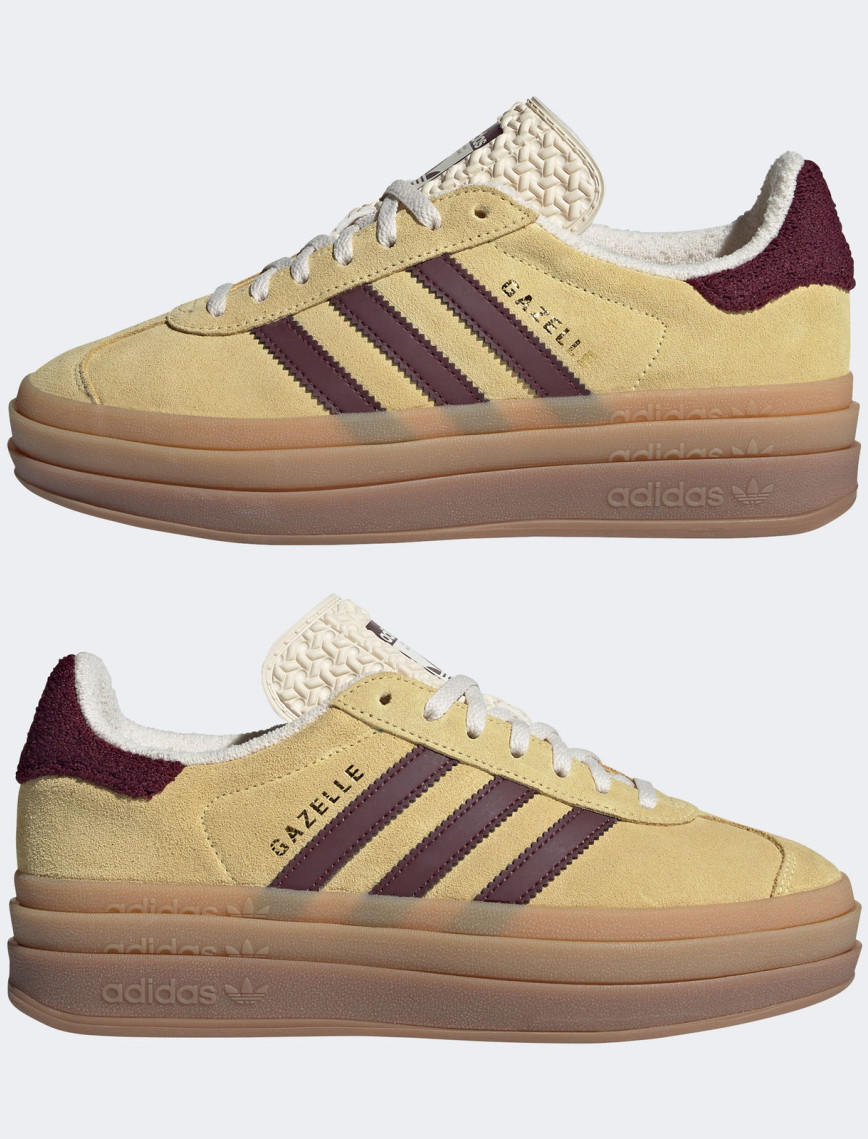 adidas Gazelle Bold Unisex Sarı Sneaker adidas Gazelle Bold Unisex Sarı Sneaker