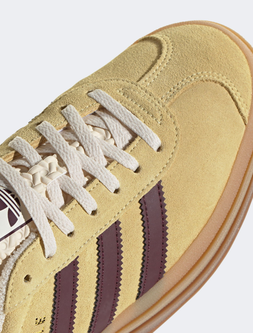 adidas Gazelle Bold Unisex Sarı Sneaker adidas Gazelle Bold Unisex Sarı Sneaker