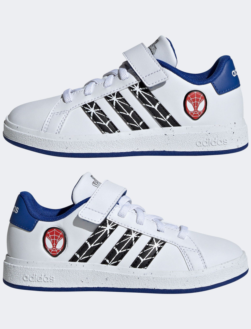 adidas Grand Court Spider-Man Çocuk Beyaz Spor Ayakkabı adidas Grand Court Spider-Man Çocuk Beyaz Spor Ayakkabı