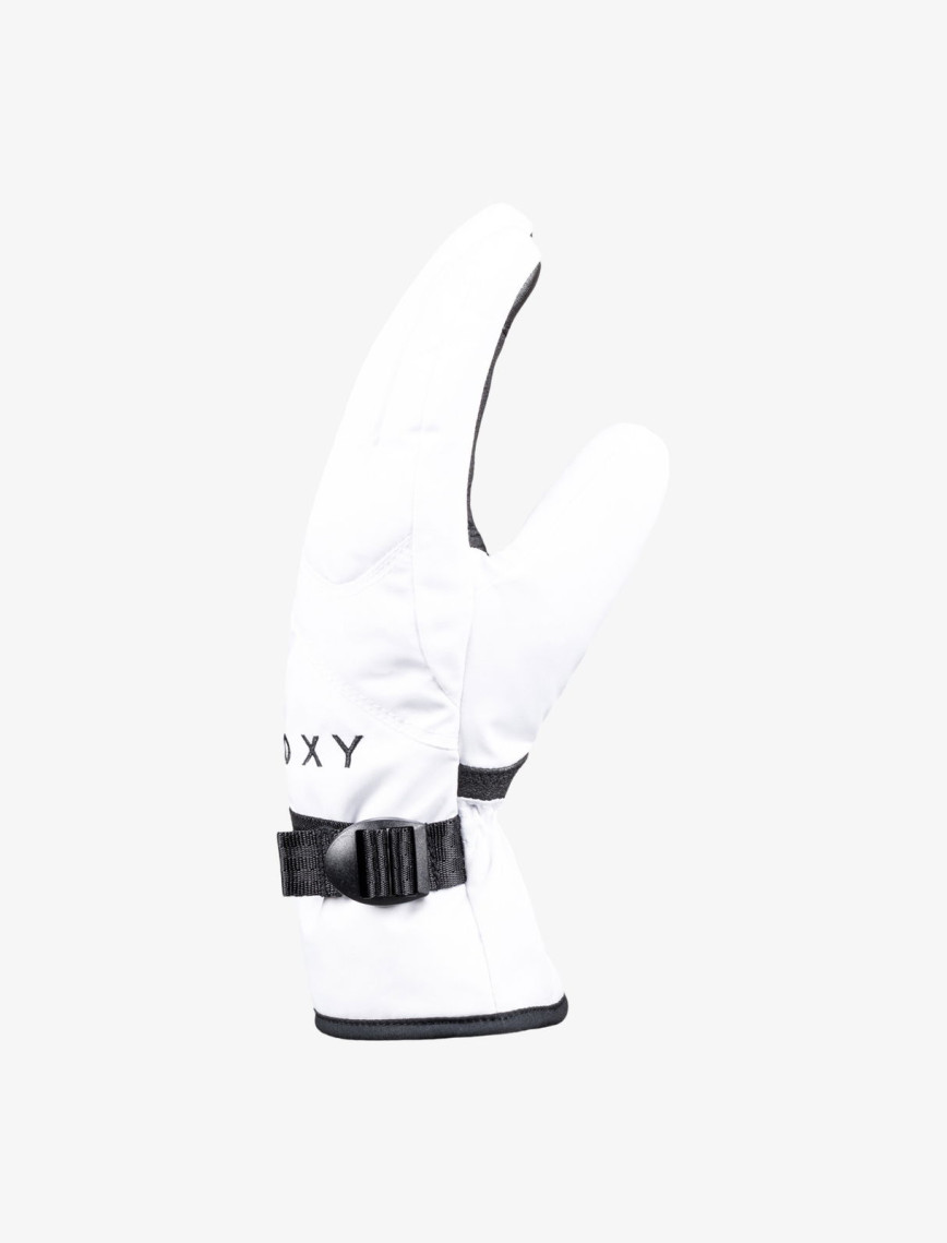 Roxy Jett Solid Kadın Beyaz Outdoor Eldiven Roxy Jett Solid Kadın Beyaz Outdoor Eldiven